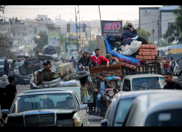 Israel's takeover of key crossing leaves thousands without a place to go.