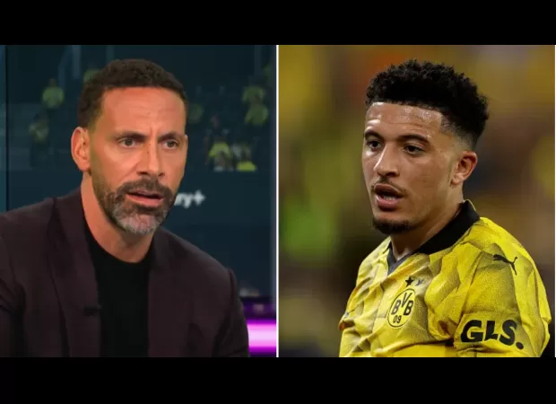 Rio Ferdinand says the only way Jadon Sancho will come back to Manchester United is if they meet Borussia Dortmund's asking price.