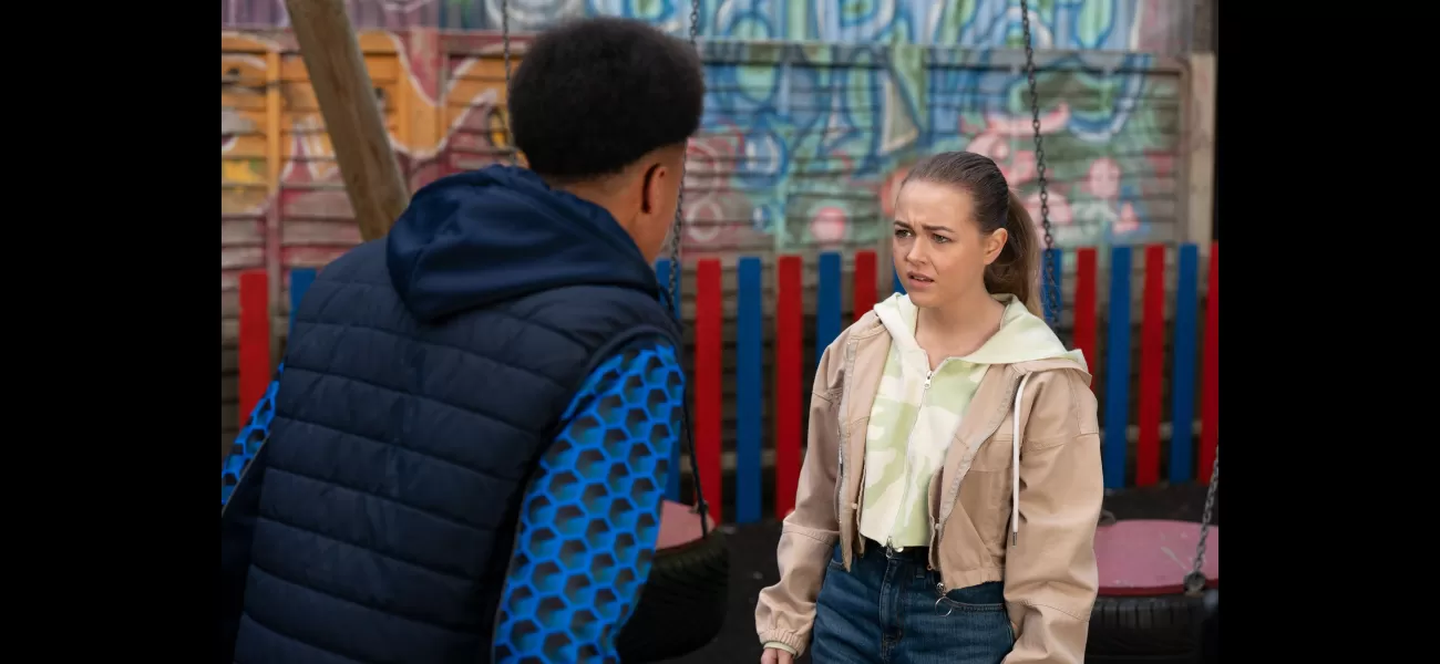 Young character in popular British soap opera EastEnders is about to have her first sexual experience, but faces a potential danger.