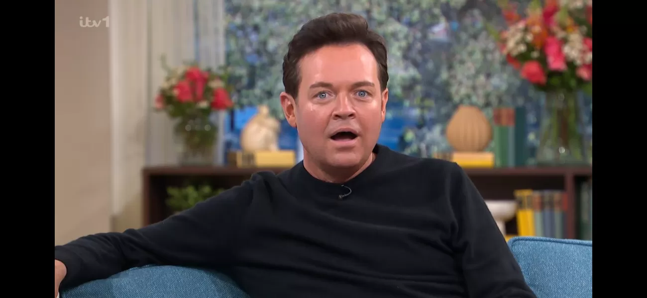 TV host Stephen Mulhern blushes when asked about rumors of a romance with Josie Gibson.