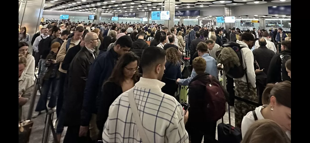 Major UK airports in disarray due to nationwide IT malfunction with Border Force.