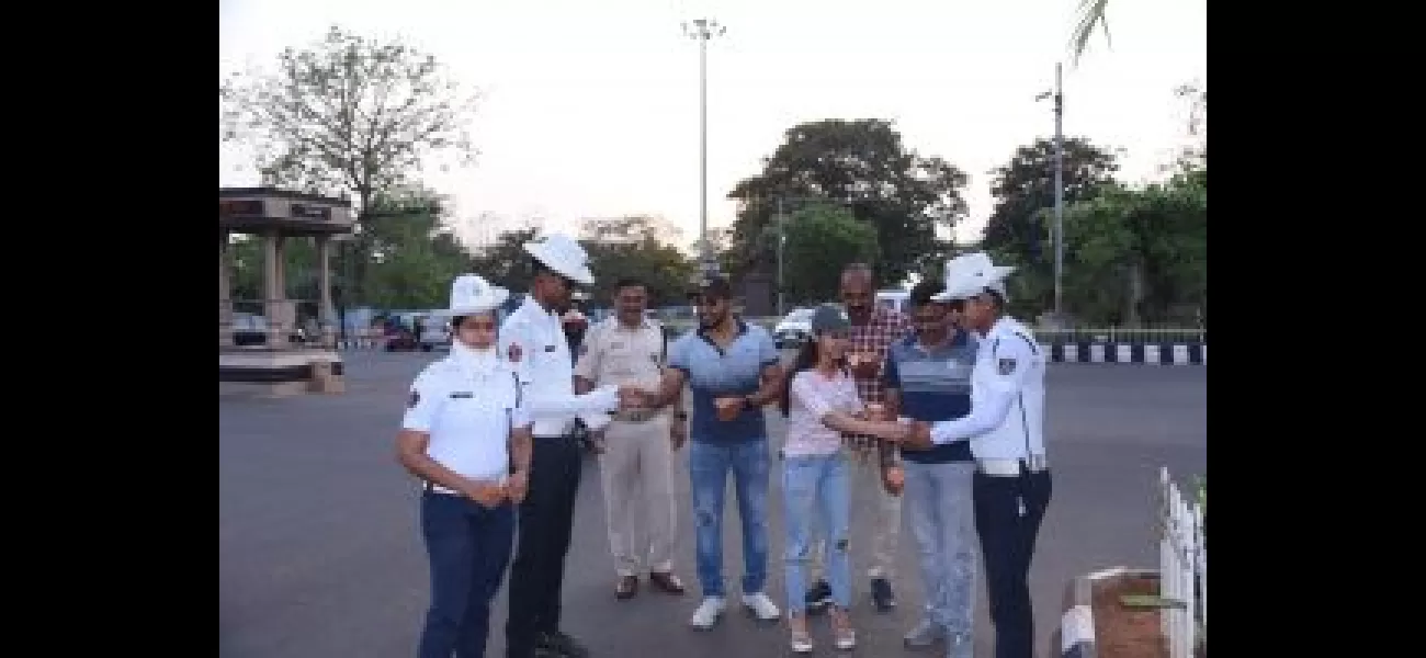 UCCC offers energy drinks to traffic officers.