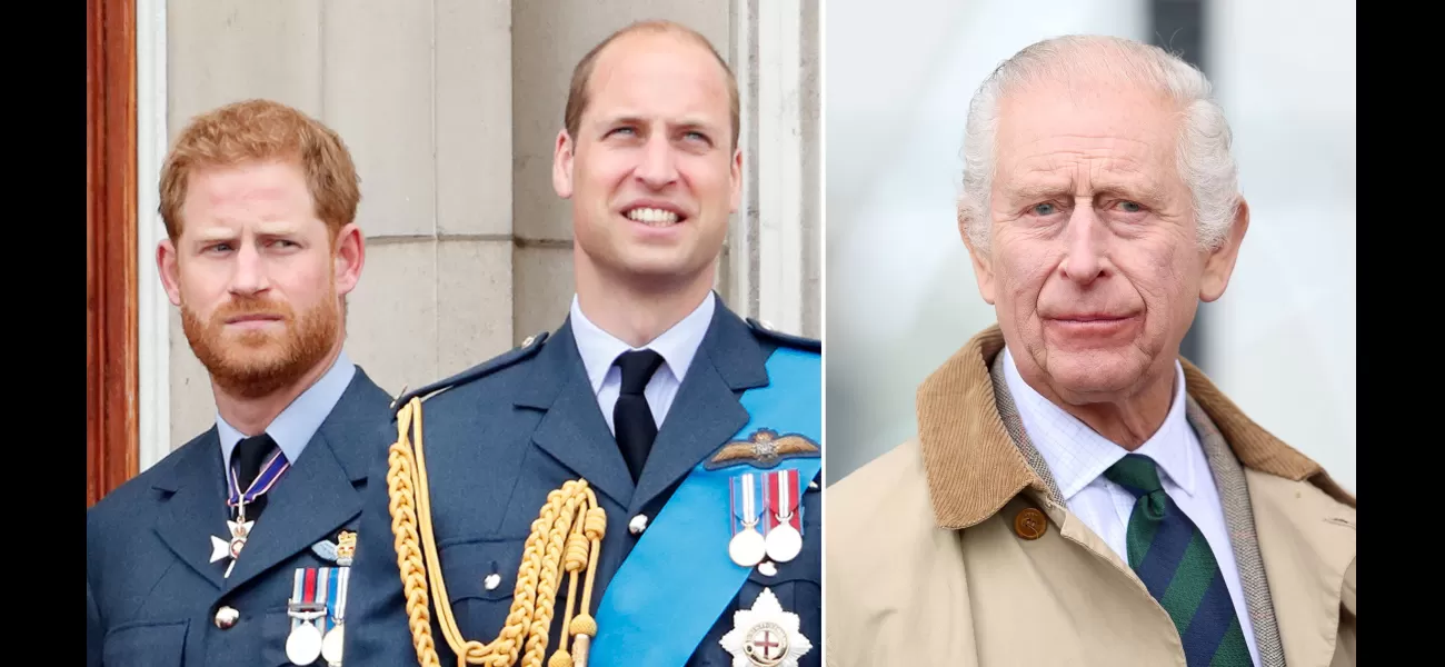 Charles excludes Harry once more by choosing William as colonel in chief of his former regiment.