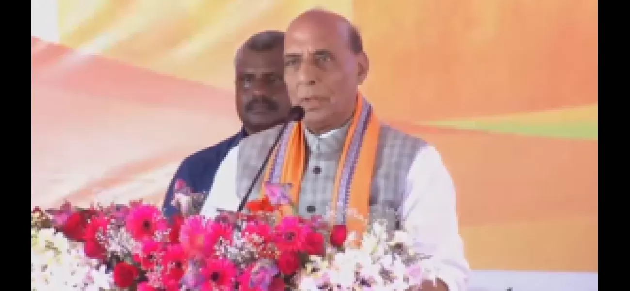 India aims to eliminate poverty within the next decade and a half, according to Rajnath Singh.