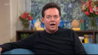TV host Stephen Mulhern blushes when asked about rumors of a romance with Josie Gibson.