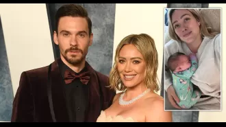 Hilary Duff has fourth child, shares unusual name.