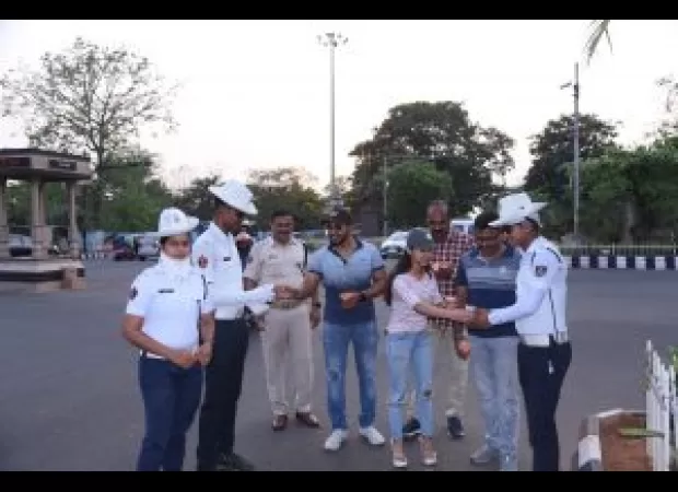 UCCC offers energy drinks to traffic officers.