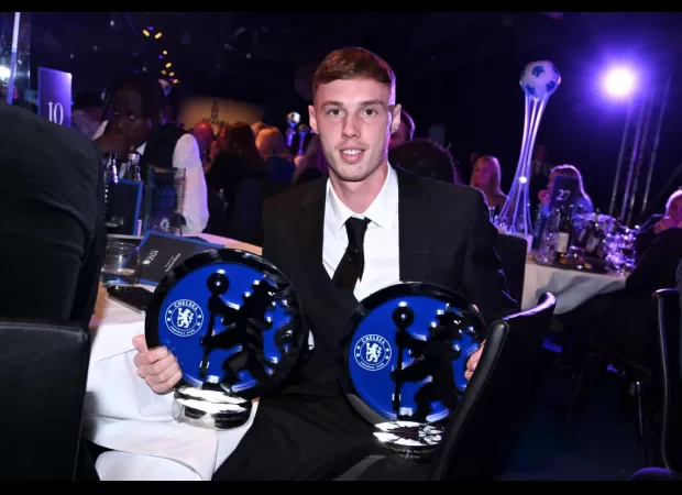 Cole Palmer announces his choice for Men's Players' Player of the Year at Chelsea.