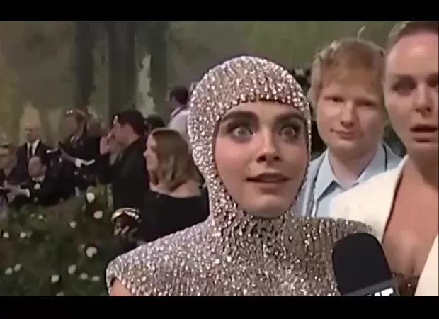 Model Cara Delevingne denies being under the influence of cocaine after an uncomfortable red carpet interview.