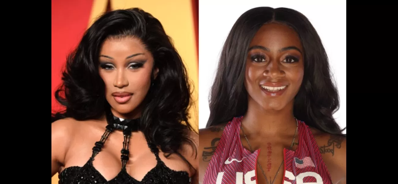 Cardi B and Sha'Carri Richardson join forces for new commercials promoting the Olympics.