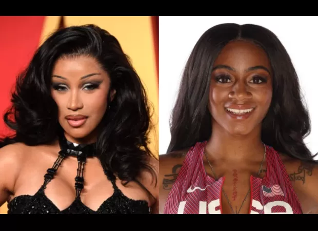Cardi B and Sha'Carri Richardson join forces for new commercials promoting the Olympics.