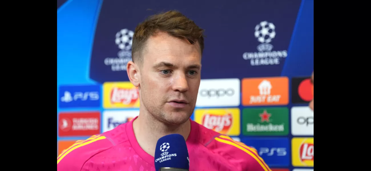 Manuel Neuer of Bayern Munich expresses his thoughts following his mistake in the team's loss to Real Madrid in the Champions League.