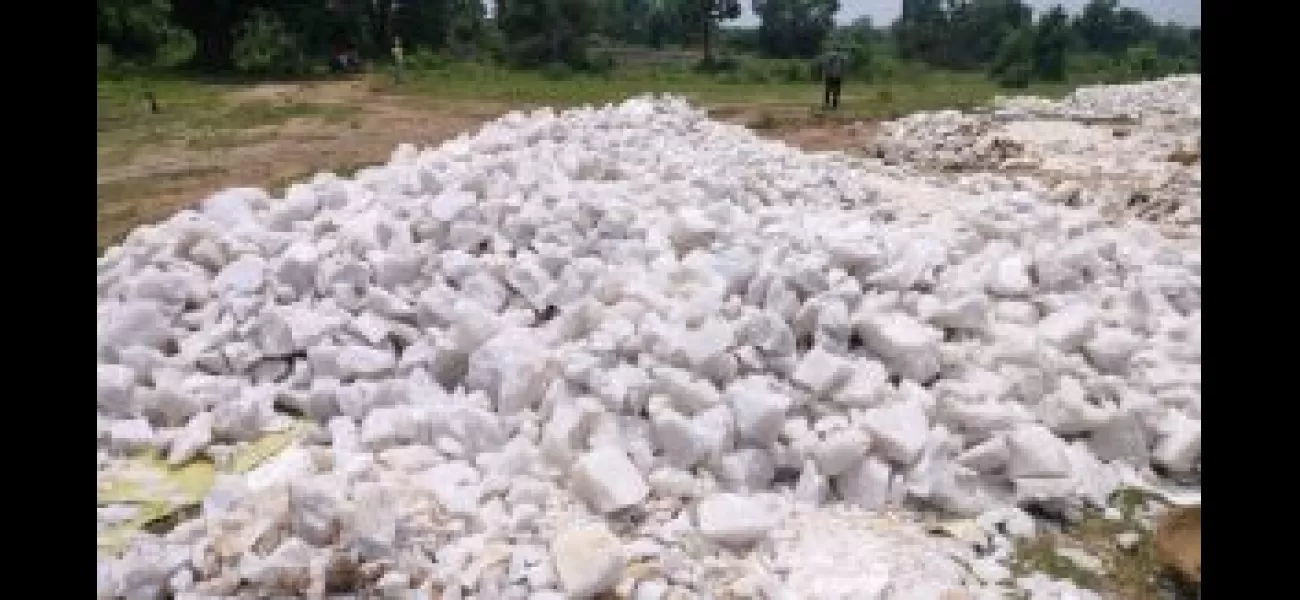 Large amounts of quartz stone are being mined illegally in Subarnapur district.