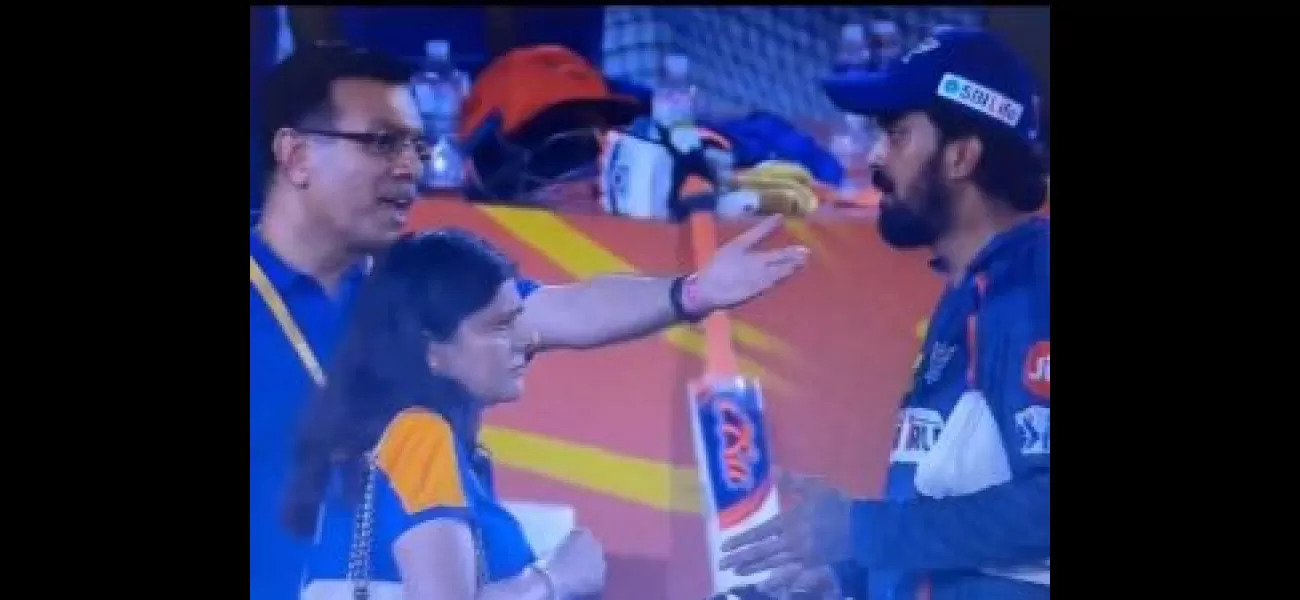 Fans react to viral video of LSG owner chatting with captain KL Rahul during IPL 2024.