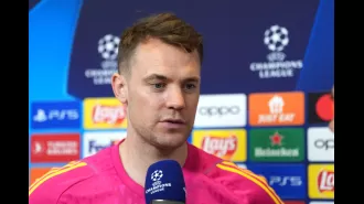 Manuel Neuer of Bayern Munich expresses his thoughts following his mistake in the team's loss to Real Madrid in the Champions League.