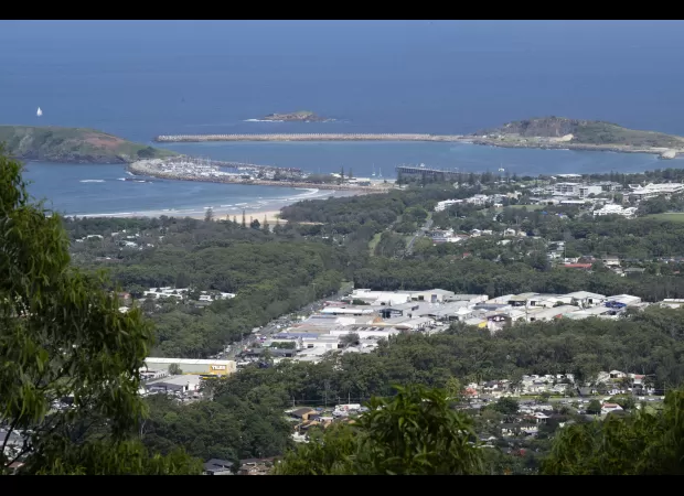 A woman was rendered unconscious after being attacked in Coffs Harbour.