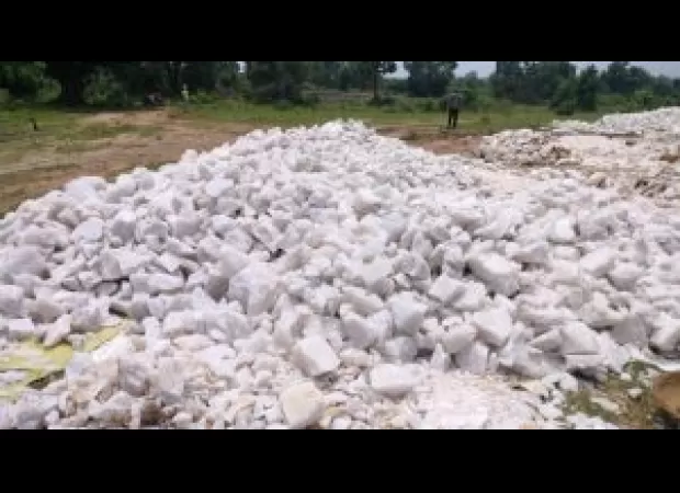 Large amounts of quartz stone are being mined illegally in Subarnapur district.
