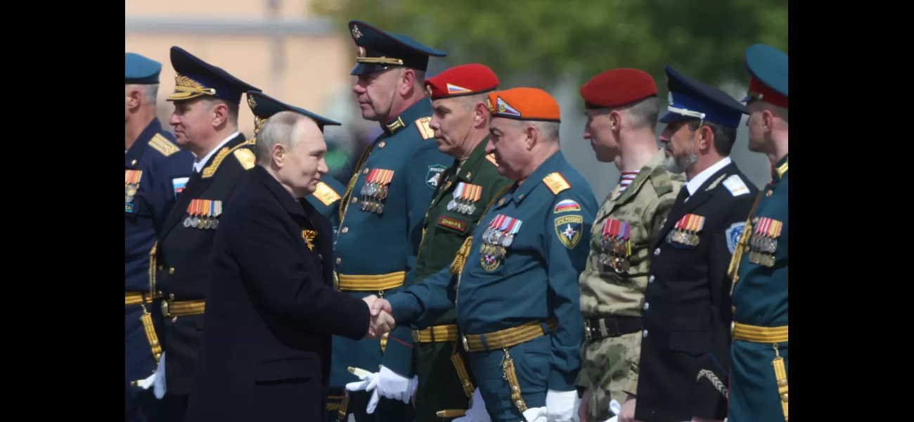 Cybercriminals attack media coverage of Putin's parade to liken him to Hitler.