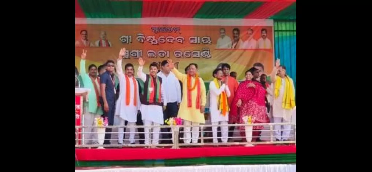 Chhattisgarh CM says Odisha needs BJP's 'double-engine' government for development.