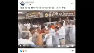 A misleading video is circulating, falsely claiming a fight between BJP supporters when it actually shows a brawl among Congress supporters.