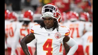 A player on the Kansas City Chiefs, Rashee Rice, is accused of hitting a photographer.