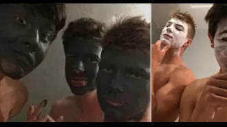 Teens in blackface expelled from school, win $1 million by proving it was just green acne mask.