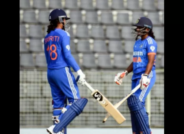 India Women score 156 runs for the loss of 5 wickets in their 5th T20I match against Bangladesh.