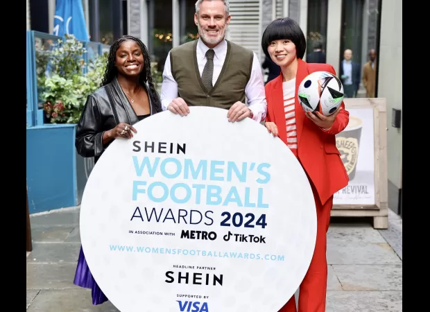SHEIN partners with Women's Football Awards for 2024.
