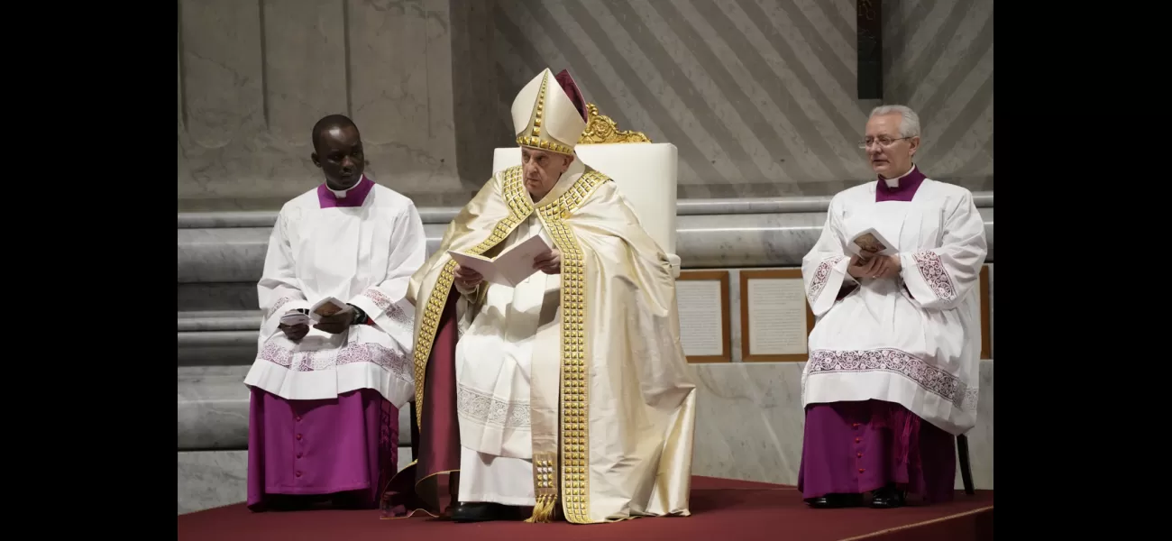 Pope Francis declares 2025 as a 'Holy Year' in a formal announcement.