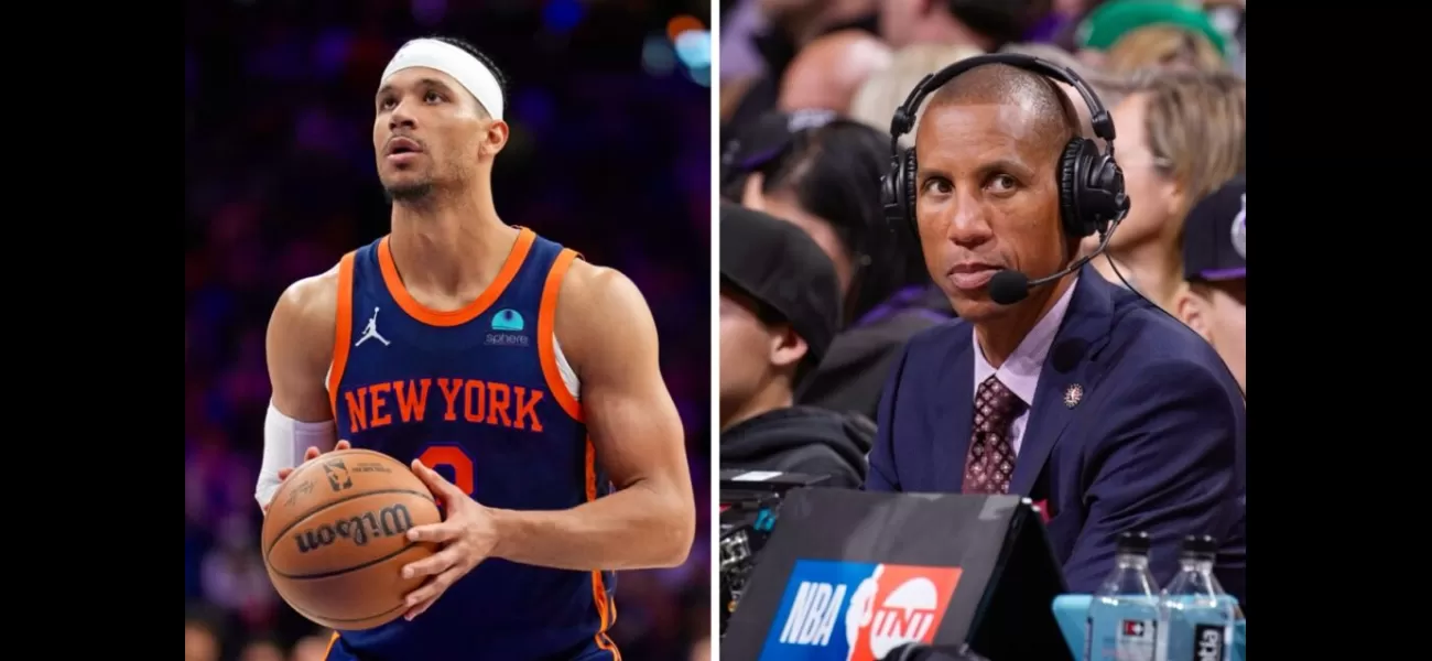 Josh Hart of the Knicks talks to Reggie Miller about fans disrespecting him.