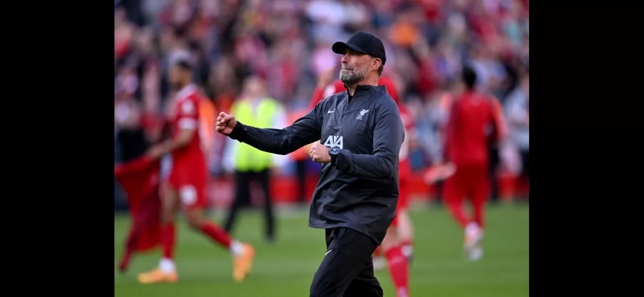 Klopp may not be able to say goodbye to Liverpool fans if he slips up against Aston Villa.