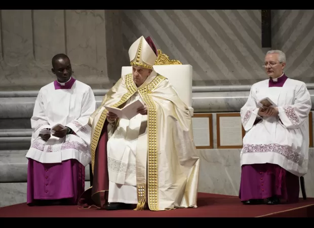 Pope Francis declares 2025 as a 'Holy Year' in a formal announcement.