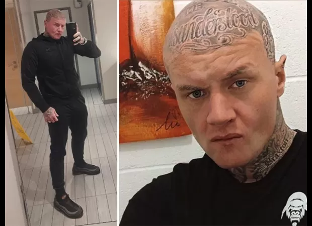 A man filmed himself attacking a train conductor after being told to stop vaping.