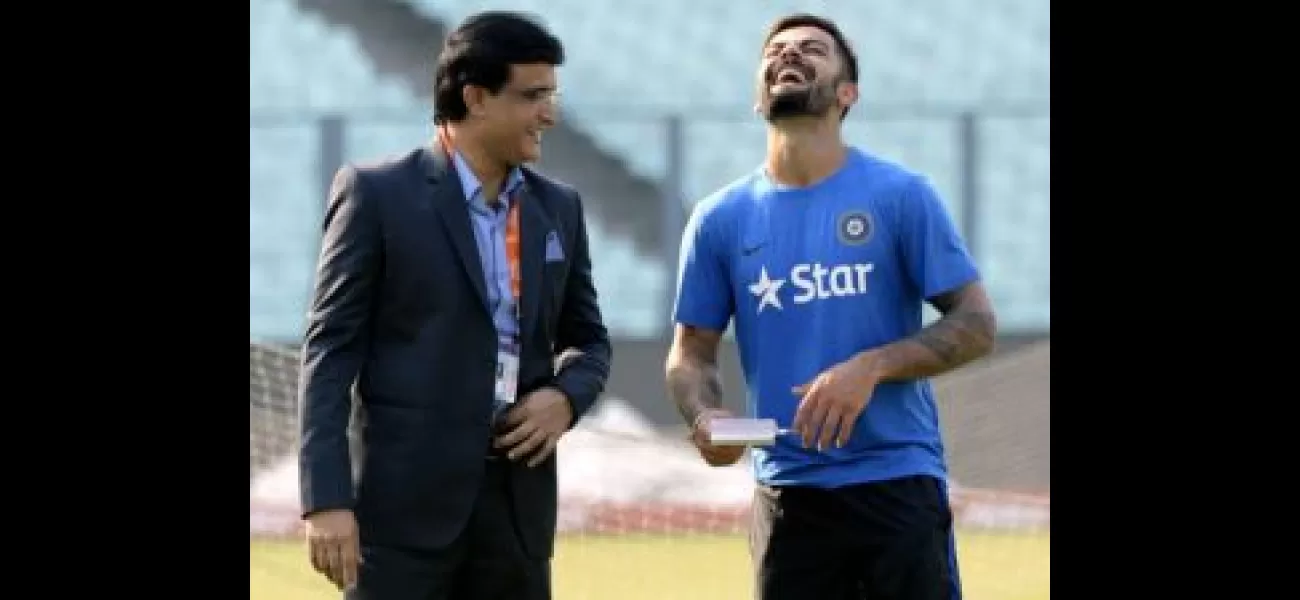 Ganguly suggests Kohli should open in T20 World Cup.