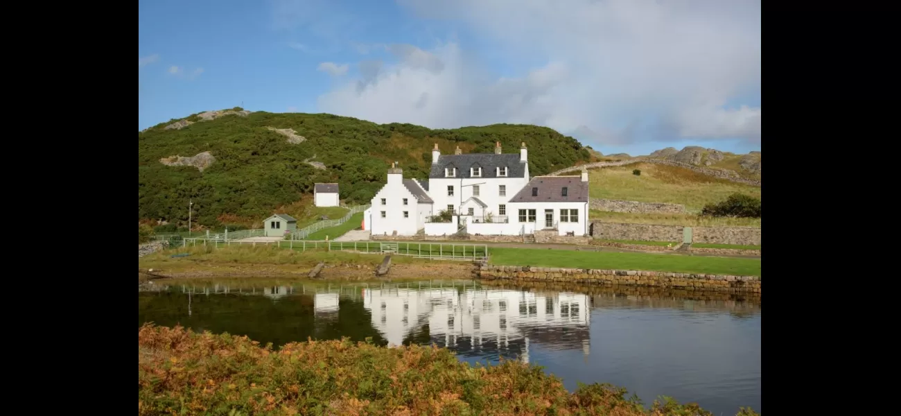 Stunning Scottish estate for sale, includes breathtaking views of Orkney Isles and a private island.