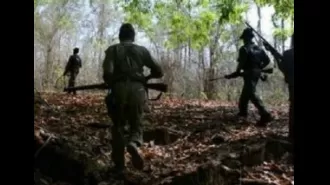 12 Naxal rebels die in clash with security forces in Bijapur, Chhattisgarh.