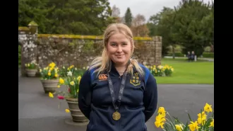 Molly Hall of Strathallan shooting academy has her sights set on Olympic success, fulfilling every athlete's ultimate goal.