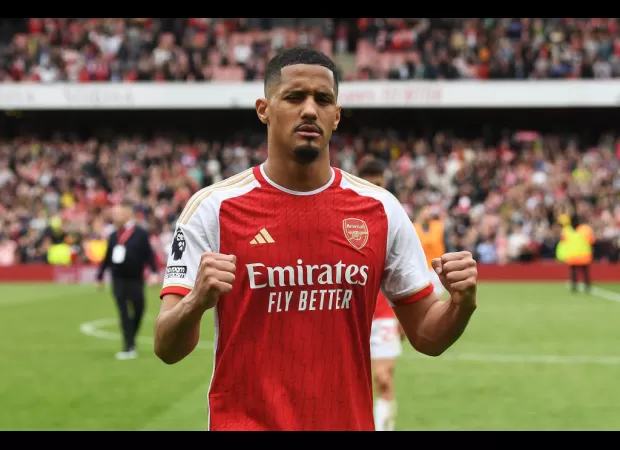 Saliba says Arsenal are ready to compete with Manchester City for the title.