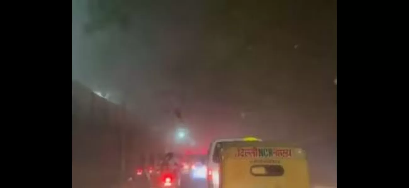 Storm in Delhi leaves two dead and 23 injured.