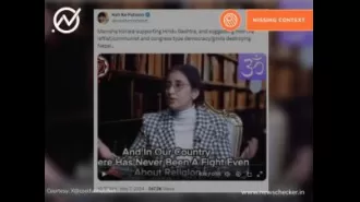 An old interview of Manisha Koirala advocating for a Hindu nation in Nepal has been falsely circulated as recent.