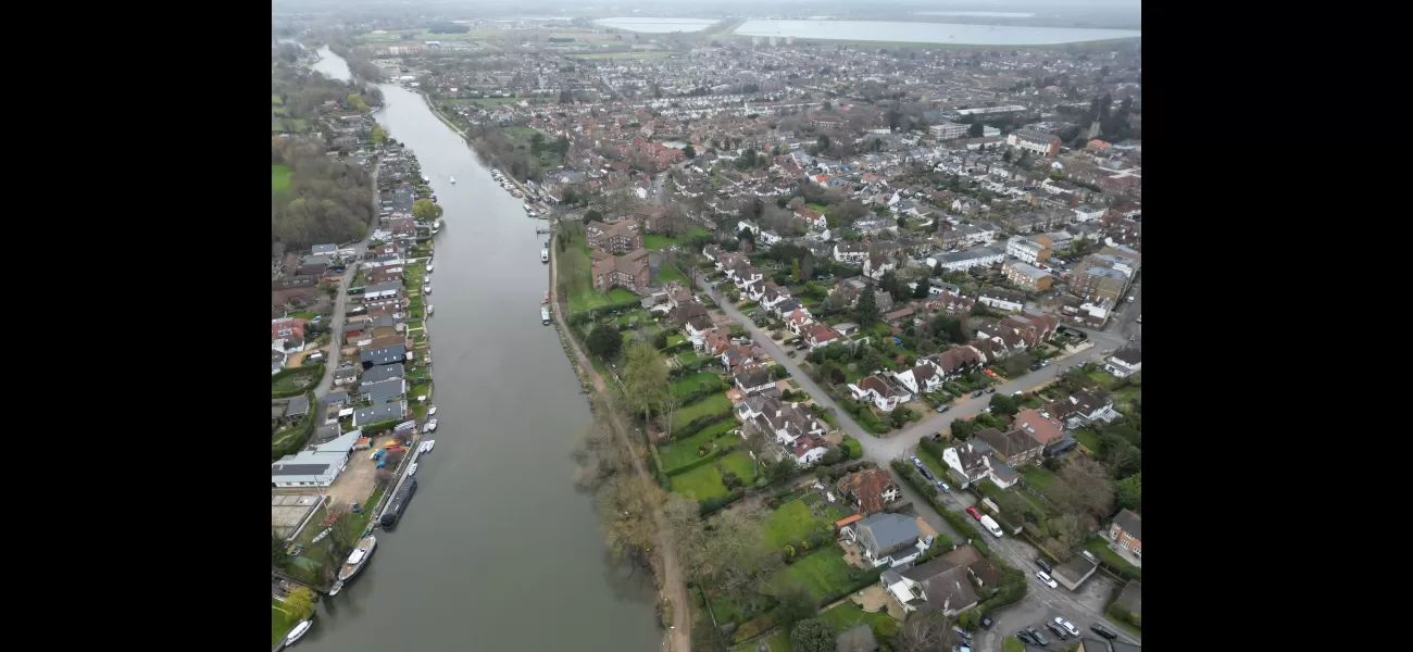 Rent prices in a peaceful town in Surrey have increased by 34.6%.