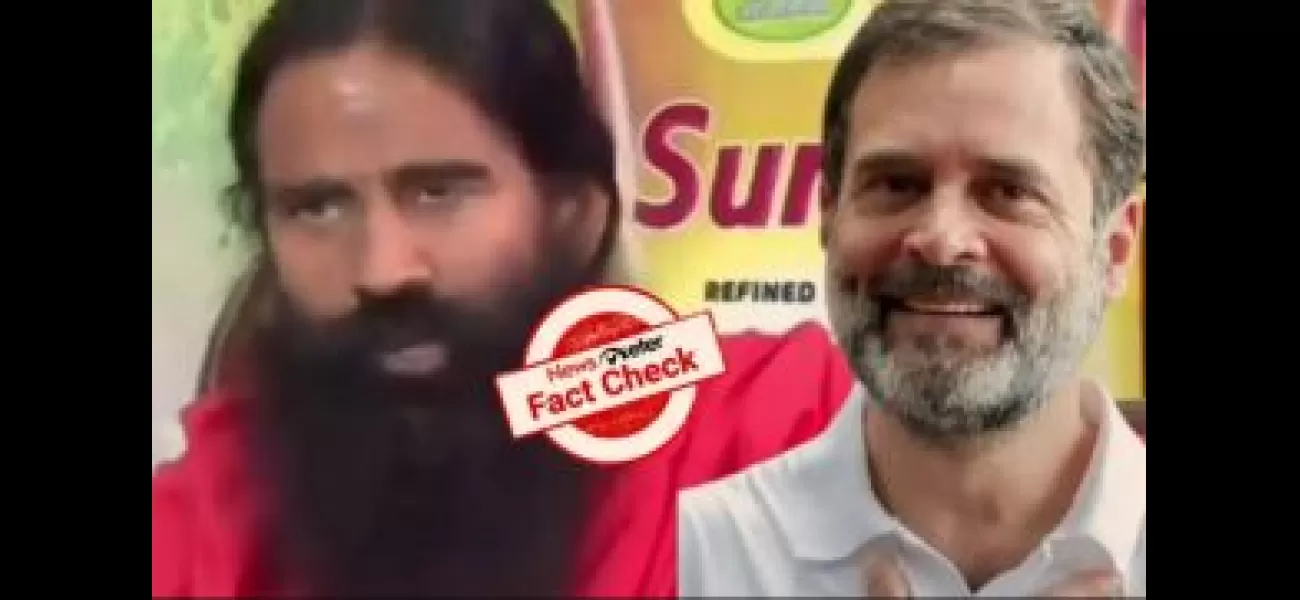 Old video of Baba Ramdev praising Rahul Gandhi resurfaces, sparking speculation about his support for the 2024 Lok Sabha elections.