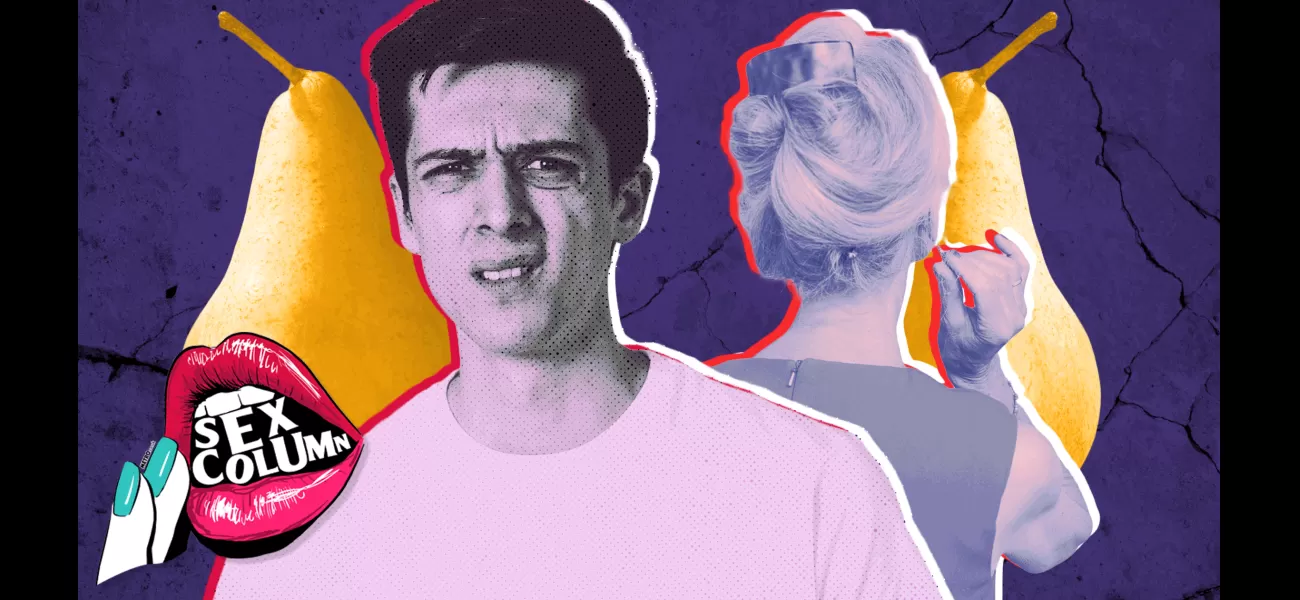 I wed an older woman, her breasts are drooping and I want to leave.