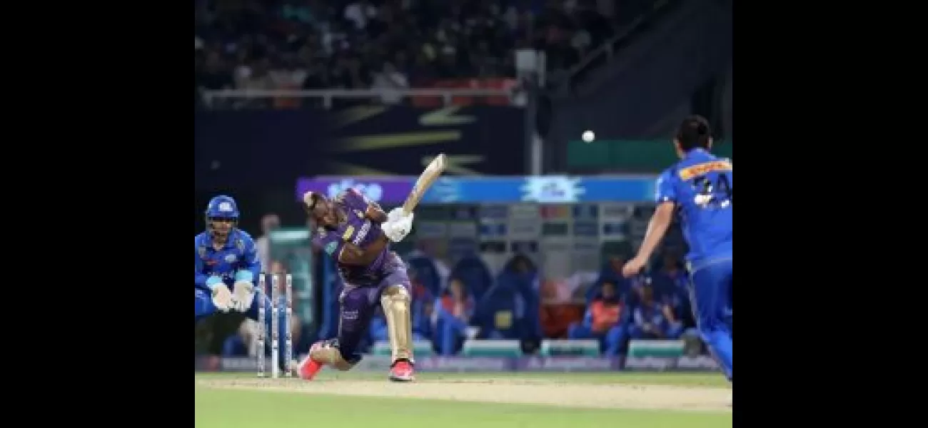 KKR scored 157 runs for 7 wickets against Mumbai Indians.
