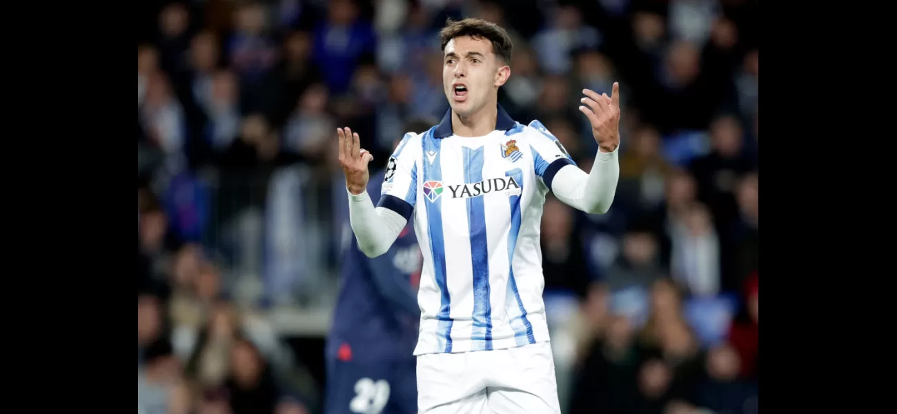 Manager of Real Sociedad confident in the potential of Martin Zubimendi, who is being pursued by Arsenal.