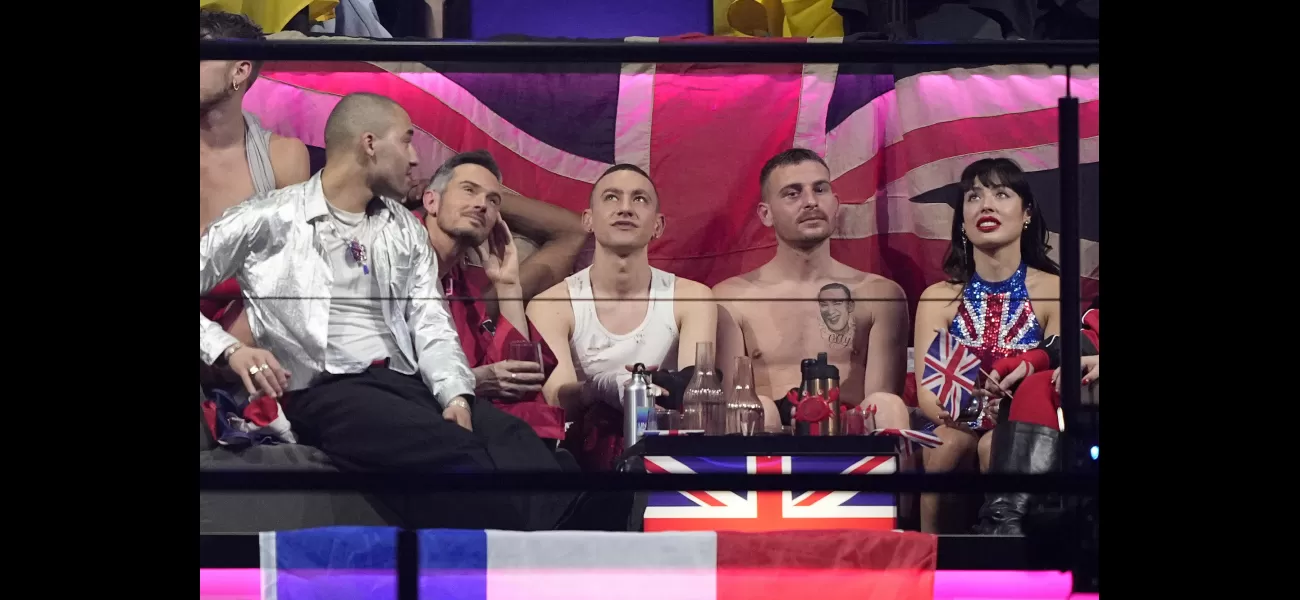Olly Alexander from the UK received no points in the Eurovision public vote.