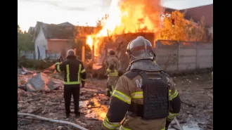 Ukrainian President Zelensky describes Kharkiv as extremely tense following Russian attack.