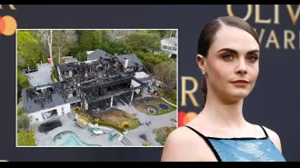 Cara Delevingne starts tearing down $7M LA mansion after fire.