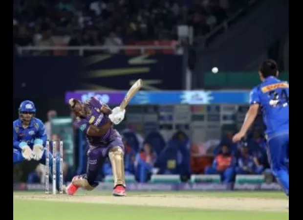 KKR scored 157 runs for 7 wickets against Mumbai Indians.