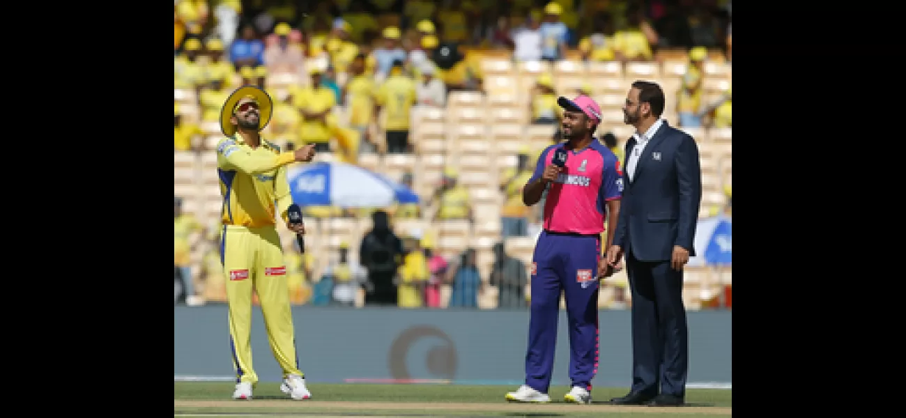 Rajasthan Royals chose to bat first against Chennai Super Kings in IPL 2024.